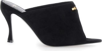 Balenciaga Black Suede Heels