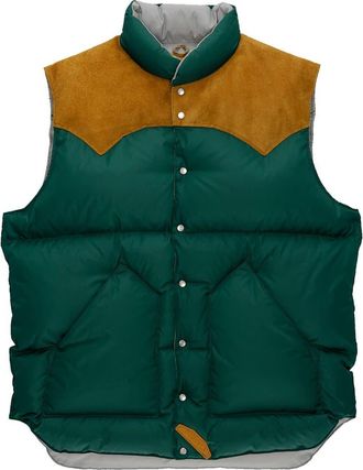 Fortela Rocky Mountain Featherbed Down Vest in Pine Green at Nordstrom, Size 40 Eu