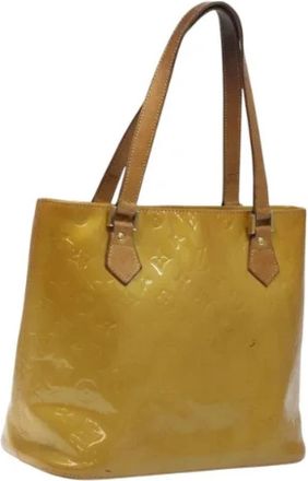 Louis Vuitton Tweedehands leren Louis Vuitton tassen - Dames - Vintage Shopper - Beige - ONE Size - Leer - Vintage