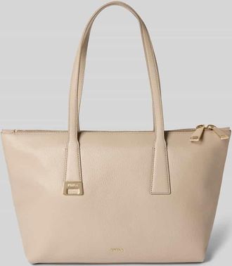 Furla Shopper mit Label-Detail Modell OLIVIA in Hellgrau, Gr&ouml;&szlig;e 1