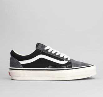 Vans Lx Old Skool Sneakers In Grey Suede And Fabric