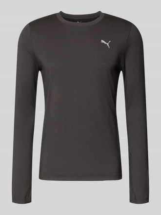 Puma Longsleeve mit Logo Modell CLOUDSPUN in Black, Gr&ouml;&szlig;e XXL