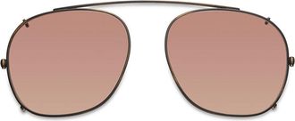 Etnia Barcelona Sant Sebastia Clip-On Only BZGR Mens Sunglasses Brown Size 55