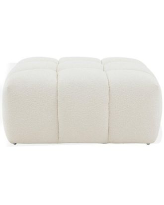 Safavieh Couture Petryna Boucle Tufted Ottoman