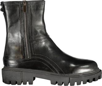Caf&egrave;noir Black Leather Women Womens Boot