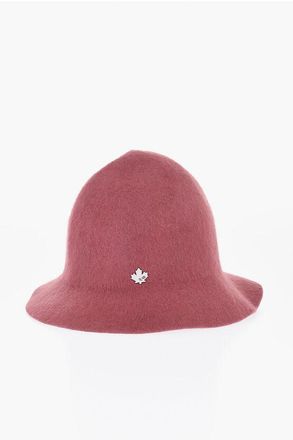 Dsquared2 Rabbit Felt Bucket Hat with Metal Tag size S