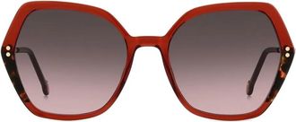 Carolina Herrera Occhiali da sole HER0185 geometrici - Rosso