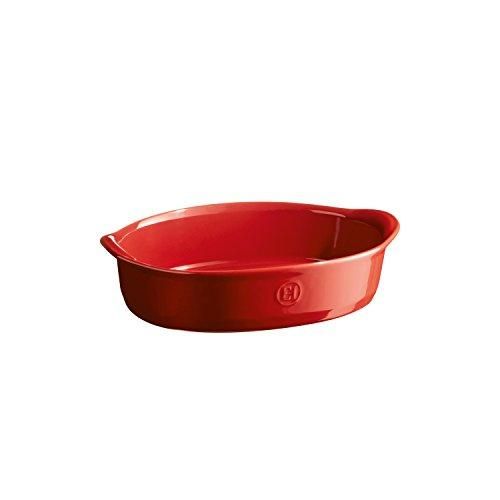 Huilier Céramique Emile Henry Rouge Grand Cru - 0,45 L Bouchon Anti-Goutte Fabriqué En France