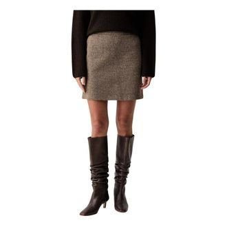 Marc O'Polo Gonna Lavorata a Maglia - - Skirts - Donna - Marrone - S