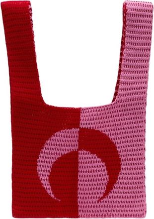 Marine Serre Tote Bags, female, Multicolor, Size: ONE SIZE Crochet Tote Bag