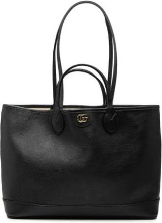 Gucci Pre-owned Tote Bags, female, Black, Size: ONE SIZE Pre-owned Tote Bag