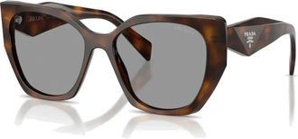 Prada Pillow Frame Zonnebril - Dames - Zonnebrillen - Bruin - 55 MM - Accessoires