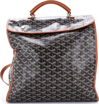 Goyard Saint Leger Briefcase Backpack Coated Canvas