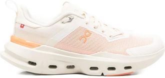 On Running Beige Logo Sneakers