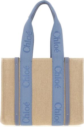 Chlo&eacute; Tote Bags, female, Multicolor, Size: ONE SIZE Woody Tote Bag