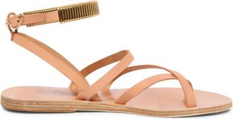 Ancient Greek Sandals Vintage Effect Sandal Ohia Natural - Dames - Sandalen - Roze - 38 EU - Schoenen