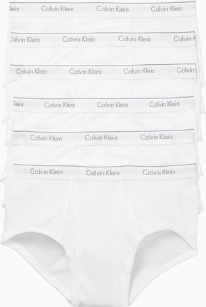 Calvin Klein Mens Cotton Classics 6-Pack Brief - Multi/Multi Packs - 2XL