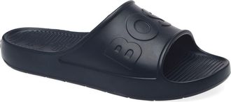 BOSS Darian Slide Sandal in Dark Blue at Nordstrom Rack, Size 12Us / 11Uk