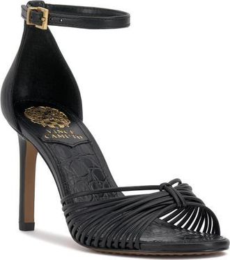 Vince Camuto Blaine Ankle Strap Sandal in Black at Nordstrom, Size 5.5