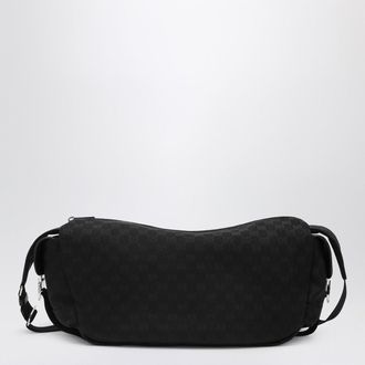 Gucci Large black crossbody bag in GG fabric