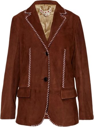 Marni leather jacket - Marrone