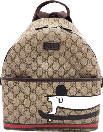 Gucci Brown Pvc Backpack (Pre-Owned)