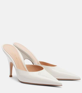 Gianvito Rossi Mules de charol