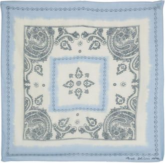 Acne Studios paisley-print wool scarf - unisex - Wool - One Size - Neutrals