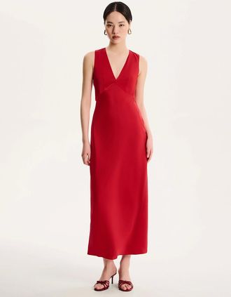 Omnes Womens Nova Dress in Barbados Cherry - Red - Size: 20