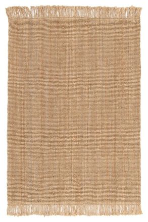 AFK Living Alfombras de yute natural de alta calidad beige 120 x 170 cm