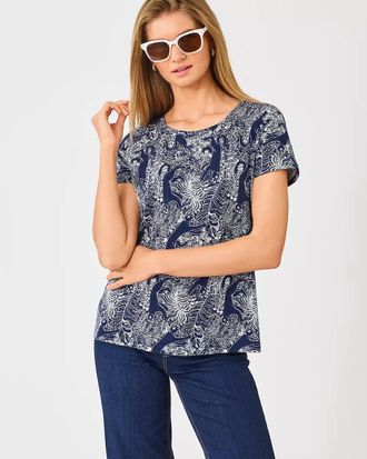 Lilly Pulitzer Etta Scoop Neck Top