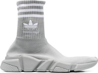 adidas x Balenciaga x Adidas Speed sock-style sneakers - women - Polyester/Rubber/Fabric/Elastane - 35 - Grey