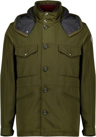 Moncler Lyricas 2-in-1 Parka - Heren - Mantels - Groen - Maat: XL Wol
