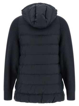 Brunello Cucinelli Womens Blue Polyester Full-Length Jacket Clothing