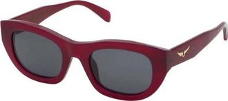Zadig&Voltaire Womens SZV408-5109M5 SZV408 51 5109M5 Sunglasses - Dark Red - One Size