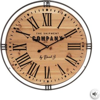 Atmosphera Atmosphera - Reloj Colonial metal y madera d. 58 cm créateur dintérieur