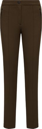 Moncler Moncler Technical Twill Pants, Women, Green, Size: 40