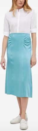 BOSS mandarin-collar shirt - White