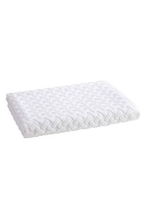 Christy Trellis Textured Cotton Rayon Fibre Blend Soft Bath Sheets in White at Nordstrom