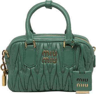 Miu Miu Pre-owned Miu Miu Small Matelasse Nappa Arcadie Satchel Ladies QOHOMPZQTHE6WWJZ