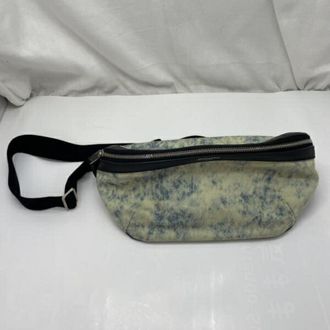 Saint Laurent Blue White Fanny Pack Sling Bag (Pre-Owned)