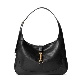 Gucci Hb Jackie 1961 Joyful Soft G.A - Dames - Tassen - Zwart - Maat: ONE Size Leer