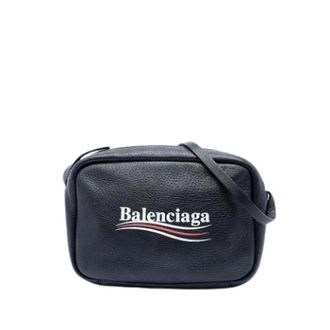 Balenciaga Pre-owned Everyday Camera Bag - Dames - Pre-owned - Zwart - Maat: ONE Size Leer