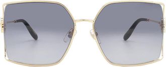 Chopard Grey Gradient Square Ladies Sunglasses SCHG68S 0300 62