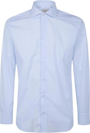 Tintoria Mattei Formal Shirts - Heren - Zakelijke Overhemden - Blauw - L - Overhemden