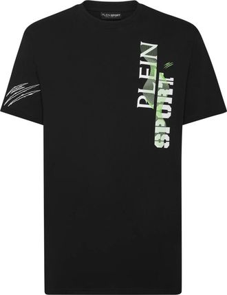 Plein Sport Heren, Tops, Zwart, Maat: XL Katoen