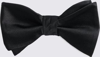 Moss Black Silk Self-Tie Bow Tie