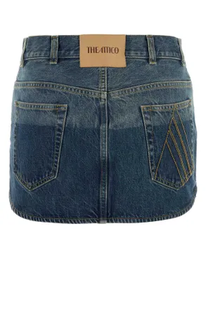 The Attico Skirt Mini Skirt - Blue