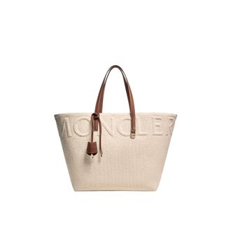 Moncler Moncler Very Terry Tote Bag, Women, White, Size: One Size