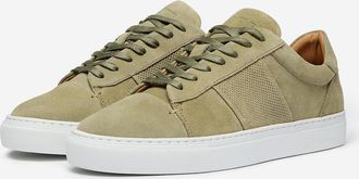 Oliver Sweeney Mens Oliver Sweeney Calf Suede Cupsole Trainers - Tan - Size: UK-11 / us-12 / eu-45
